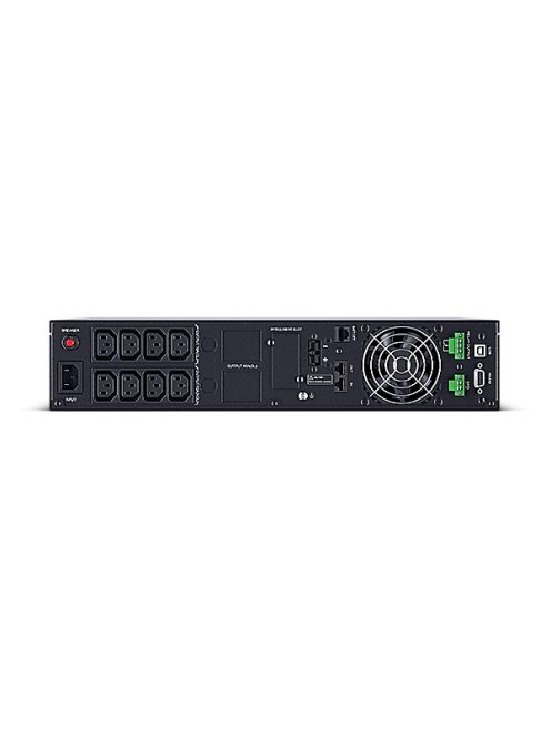CYBERPOWER UPS, 1500VA/1350W, 8xC13, színes LCD, szünetmentes, tiszta színuszos, online kettős konverzió, rack/tower