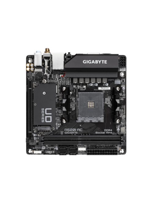 GIGABYTE Alaplap AM4 A520I AC AMD A520, mini-ITX