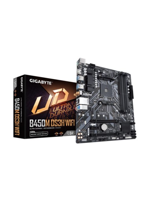 GIGABYTE Alaplap AM4 B450M DS3H WIFI AMD B450, mATX