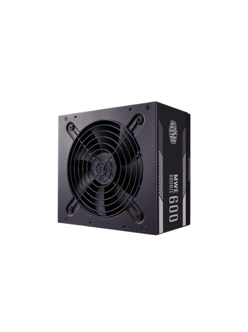 COOLER MASTER Tápegység MWE 600, 600W, 12cm, 80+ Bronze V2, Aktív PFC