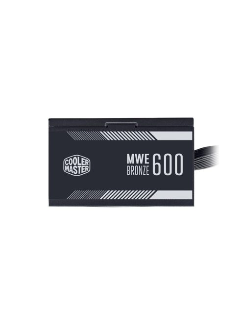 COOLER MASTER Tápegység MWE 600, 600W, 12cm, 80+ Bronze V2, Aktív PFC