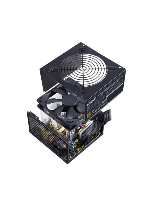 COOLER MASTER Tápegység MWE 600, 600W, 12cm, 80+ Bronze V2, Aktív PFC