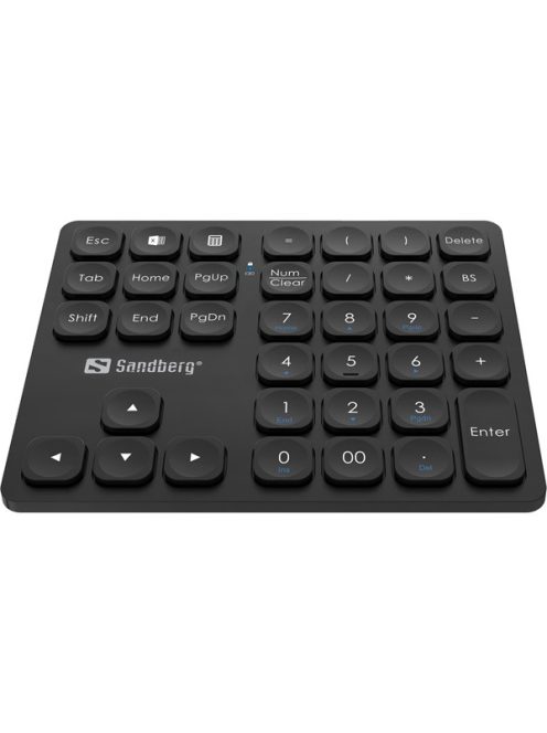 SANDBERG Billentyűzet, Wireless Numeric Keypad Pro