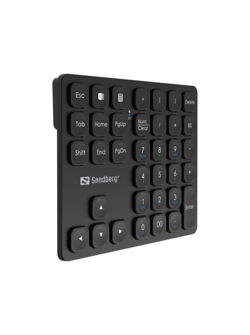 SANDBERG Billentyűzet, Wireless Numeric Keypad Pro