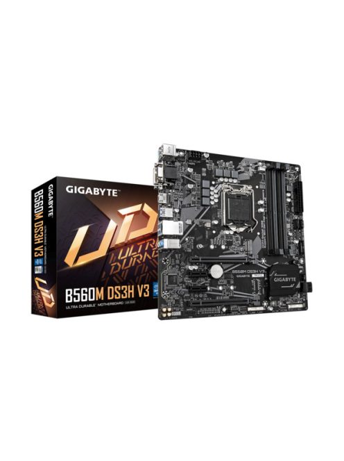GIGABYTE Alaplap S1200 B560M DS3H V3 INTEL B560, mATX