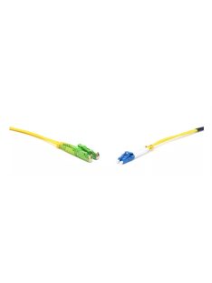   LINKEASY E2000/APC-LC/PC SM duplex patch kábel, OS2 G657.A1 fiber, LSOH 1m