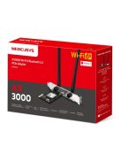 MERCUSYS Wireless Adapter PCI-Express 5.2 Dual Band AX3000 Wifi 6 Bluetooth, MA80XE