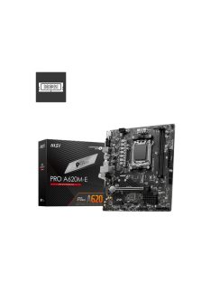 MSI Alaplap AM5 PRO A620M-E AMD A620, mATX