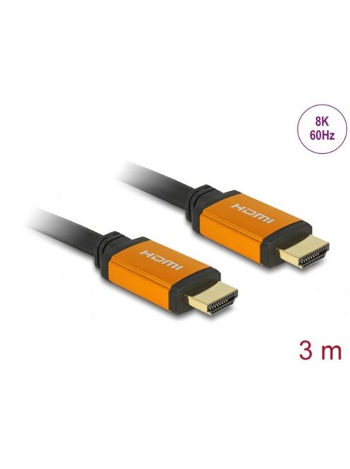 DELOCK kábel HDMI male / male összekötő 48 Gbps 8K 60Hz 3m