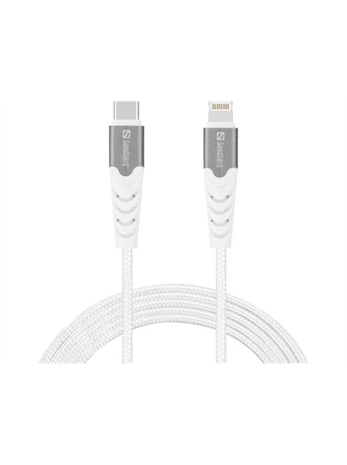 SANDBERG USB-C tartozék, USB-C PD to Lightning MFI 2M