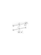 SBOX LCD-352/6-2 6x asztali monitor tartó 17"-32" / 43-81cm