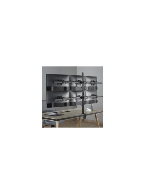 SBOX LCD-352/6-2 6x asztali monitor tartó 17"-32" / 43-81cm