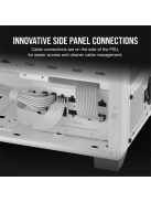 CORSAIR Tápegység Moduláris, RM850x Shift White, 850W, 14cm, 80+ Gold