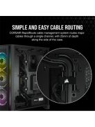 CORSAIR Ház 4000D AIRFLOW, Tápegység nélkül, Edzett Üveg, fekete