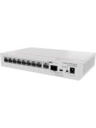 Huawei eKit Switch 8x1000Mbps (124W POE+) + 1x1000Mbps Uplink + 1x1GE (SFP), Nem menedzselhető, Asztali - S110-8P2ST
