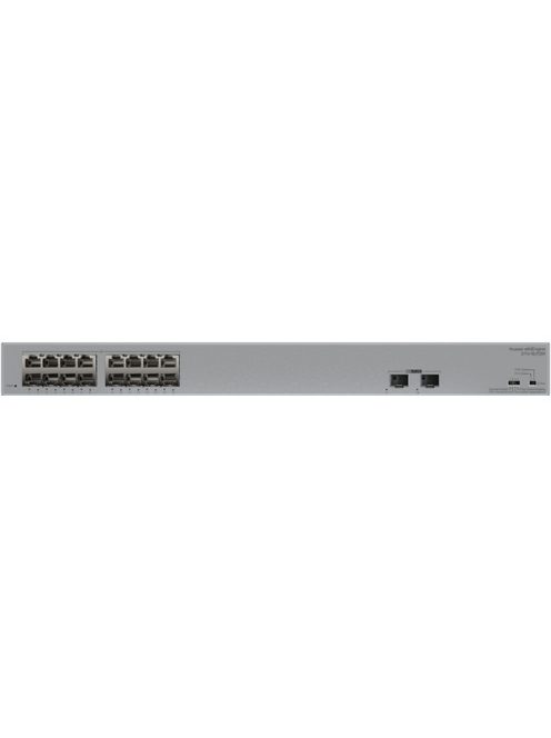 Huawei eKit Switch 16x1000Mbps (124W POE+) + 2x1GE (SFP), Nem menedzselhető, Rackes/Asztali - S110-16LP2SR