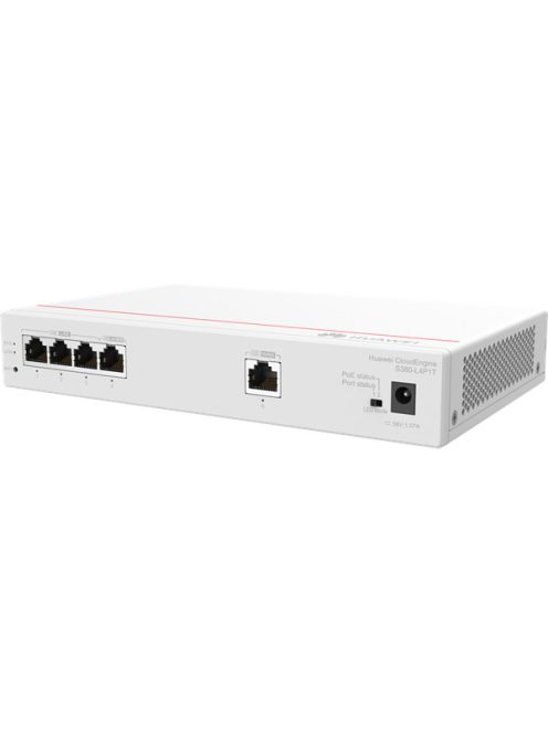 Huawei eKit Engine Gateway 1x1000Mbps (WAN) + 4x1000Mbps (50W POE+), Asztali - S380-L4P1T