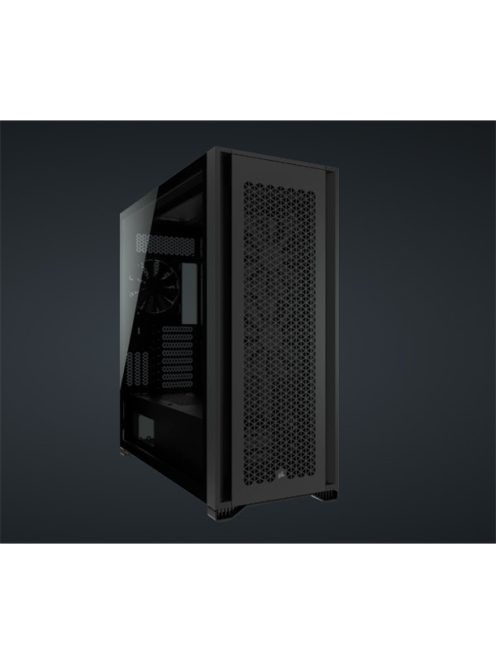 CORSAIR Ház 7000D AIRFLOW, 3x140mm Ventillátorral, Tápegység nélkül, Edzett Üveg, fekete