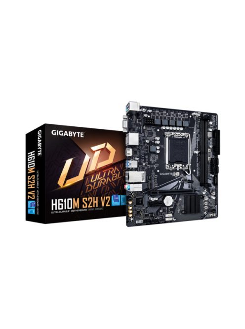 GIGABYTE Alaplap S1700 H610M S2H V2 INTEL H610, mATX