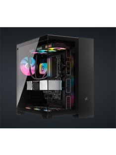  CORSAIR Ház 6500X Dual Chamber, Tápegység nélkül, Edzett Üveg, fekete