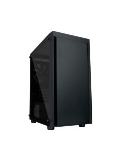   ZALMAN Ház Midi ATX T3 PLUS Üvegfalú Tápegység nélkül, Fekete