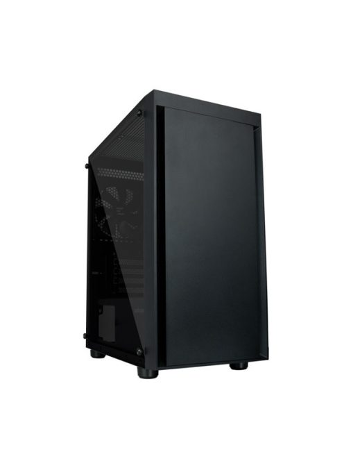 ZALMAN Ház Midi ATX T3 PLUS Üvegfalú Tápegység nélkül, Fekete