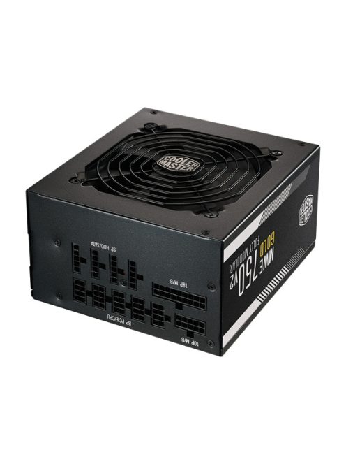 COOLER MASTER Tápegység Moduáris MWE GOLD 750 V2 ATX 3.0 READY, 750W, 12cm, 80+ Gold