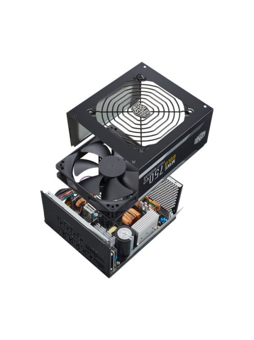 COOLER MASTER Tápegység Moduáris MWE GOLD 750 V2 ATX 3.0 READY, 750W, 12cm, 80+ Gold