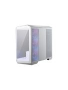 MSI Ház Micro ATX PANO M100R PZ WHITE, 4xARGB ventilátor, Tápegység nélkül, üvegfalú, fehér