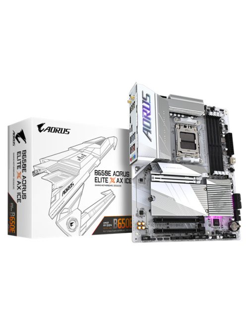 GIGABYTE Alaplap AM5 B650E AORUS ELITE X AX ICE AMD B650, ATX