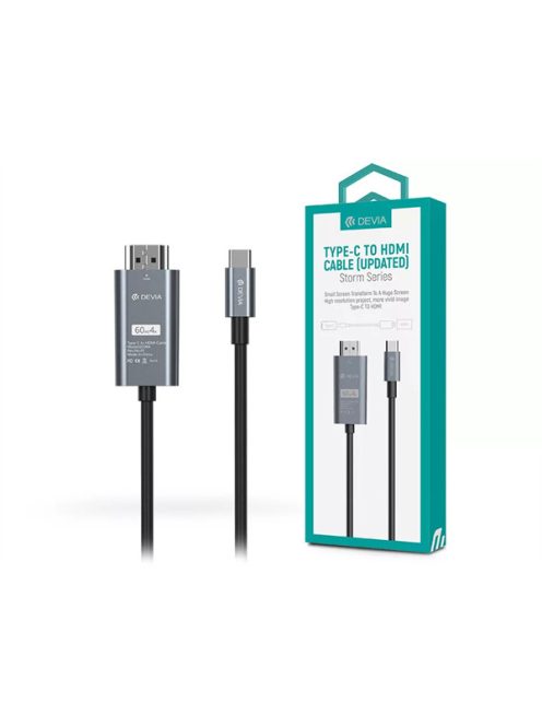 DEVIA ST399145 DEVIA USB TYPE-C - HDMI KÁBEL 2 M-ES VEZETÉKKEL