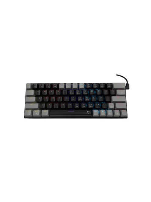 WHITE SHARK W029929 WAKIZASHI-B-G/R-US fekete mechanikus gamer billentyűzet, piros kapcs. (angol)