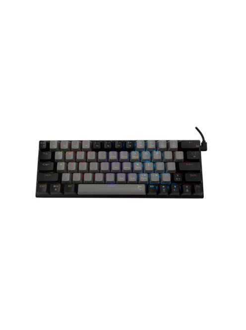 WHITE SHARK W029930 WAKIZASHI-G-B/R-US fekete mechanikus gamer billentyűzet, piros kapcs. (angol)