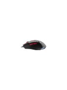 BARACUDA W029908 MANTA-G, BGM-047G gamer egér,8D, szürke, 12800 dpi