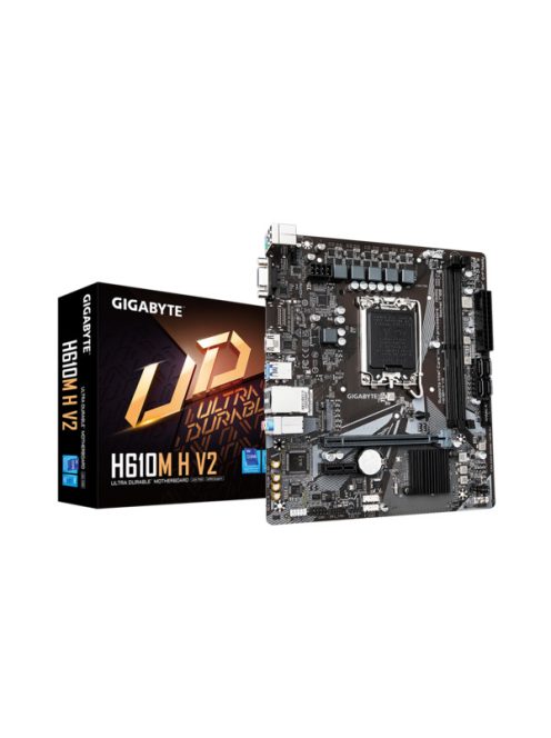 GIGABYTE Alaplap S1700 H610M H V2 INTEL H610, mATX