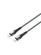COLORWAY Kábel, Type-C - Type-C (PD Fast Charging 65W) 3.0A 2m gray (CW-CBPDCC039-GR)
