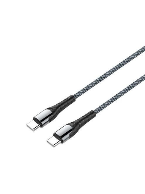 COLORWAY Kábel, Type-C - Type-C (PD Fast Charging 65W) 3.0A 2m gray (CW-CBPDCC039-GR)