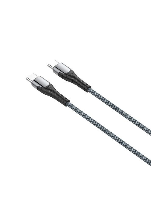 COLORWAY Kábel, Type-C - Type-C (PD Fast Charging 65W) 3.0A 2m gray (CW-CBPDCC039-GR)