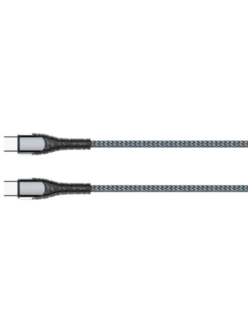 COLORWAY Kábel, Type-C - Type-C (PD Fast Charging 65W) 3.0A 2m gray (CW-CBPDCC039-GR)