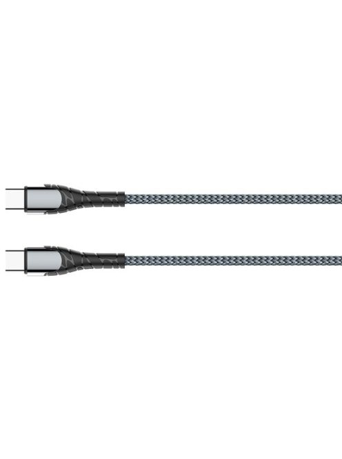 COLORWAY Kábel, Type-C - Type-C (PD Fast Charging 65W) 3.0A 1m gray (CW-CBPDCC040-GR)