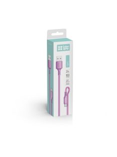   COLORWAY Kábel, USB to Type-C cable (soft silicone) 2.4A 1m lila (CW-CBUC044-PU)