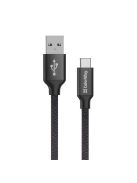 COLORWAY Kábel, USB Type-C 2m 2.4A black (CW-CBUC008-BK)