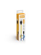 COLORWAY Kábel, USB - Apple Lightning (national) 2.4A 1m blue yellow (CW-CBUL052-BLY)