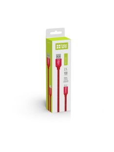 COLORWAY Kábel, USB MicroUSB 1m 2.1A red (CW-CBUM002-RD)
