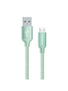 COLORWAY Kábel, USB MicroUSB 1m 2.1A mint (CW-CBUM002-MT)