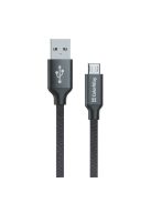 COLORWAY Kábel, USB MicroUSB 1m 2.1A black (CW-CBUM002-BK)