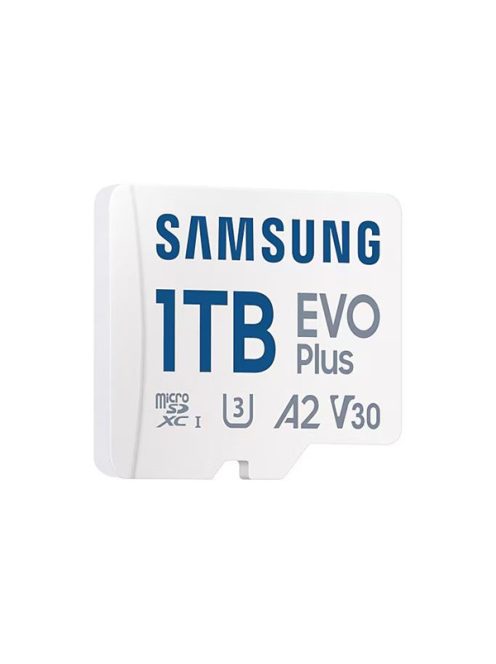 SAMSUNG Memóriakártya, EVO Plus microSDXC kártya, 1TB, UHS-1, U3, V30, A2, + SD Adapter, R160/W