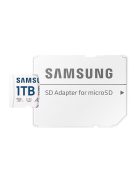 SAMSUNG Memóriakártya, EVO Plus microSDXC kártya, 1TB, UHS-1, U3, V30, A2, + SD Adapter, R160/W