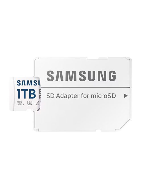 SAMSUNG Memóriakártya, EVO Plus microSDXC kártya, 1TB, UHS-1, U3, V30, A2, + SD Adapter, R160/W