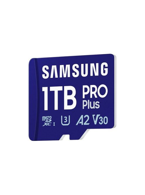 SAMSUNG Memóriakártya, PRO Plus microSDXC kártya 1TB, CLASS 10, UHS-I, U3, V30, A2, + Adapter, R180/W130